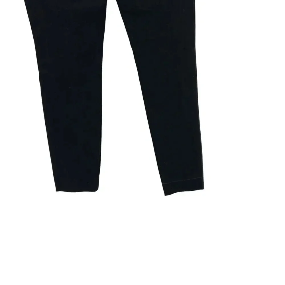 Tory Burch Black Skinny Ankle Paints with Coin Pocket Side Zip‎ Size 8